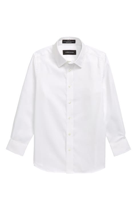 Kids' Solid Button-Up Dress Shirt (Little Kid & Big Kid)