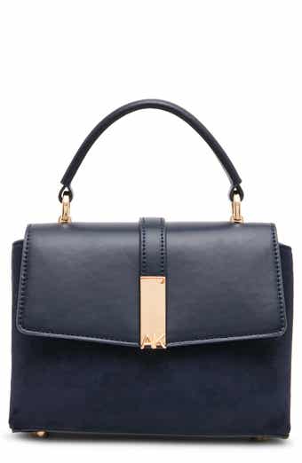 Small Top Handle Faux Leather Bag