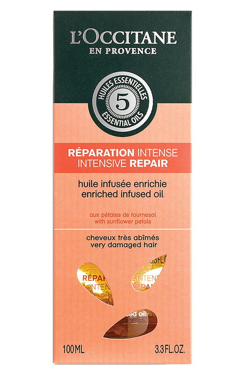 L'Occitane Intensive Repair Enriched Infused Hair Oil, Alternate, color, 