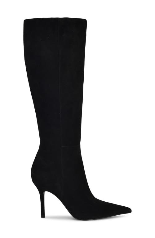 Nine West Richy Pointed Toe Knee High Boot In Black