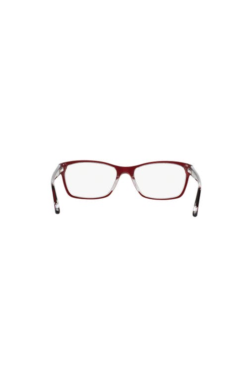 Ralph 51mm Square Optical Glasses In Red