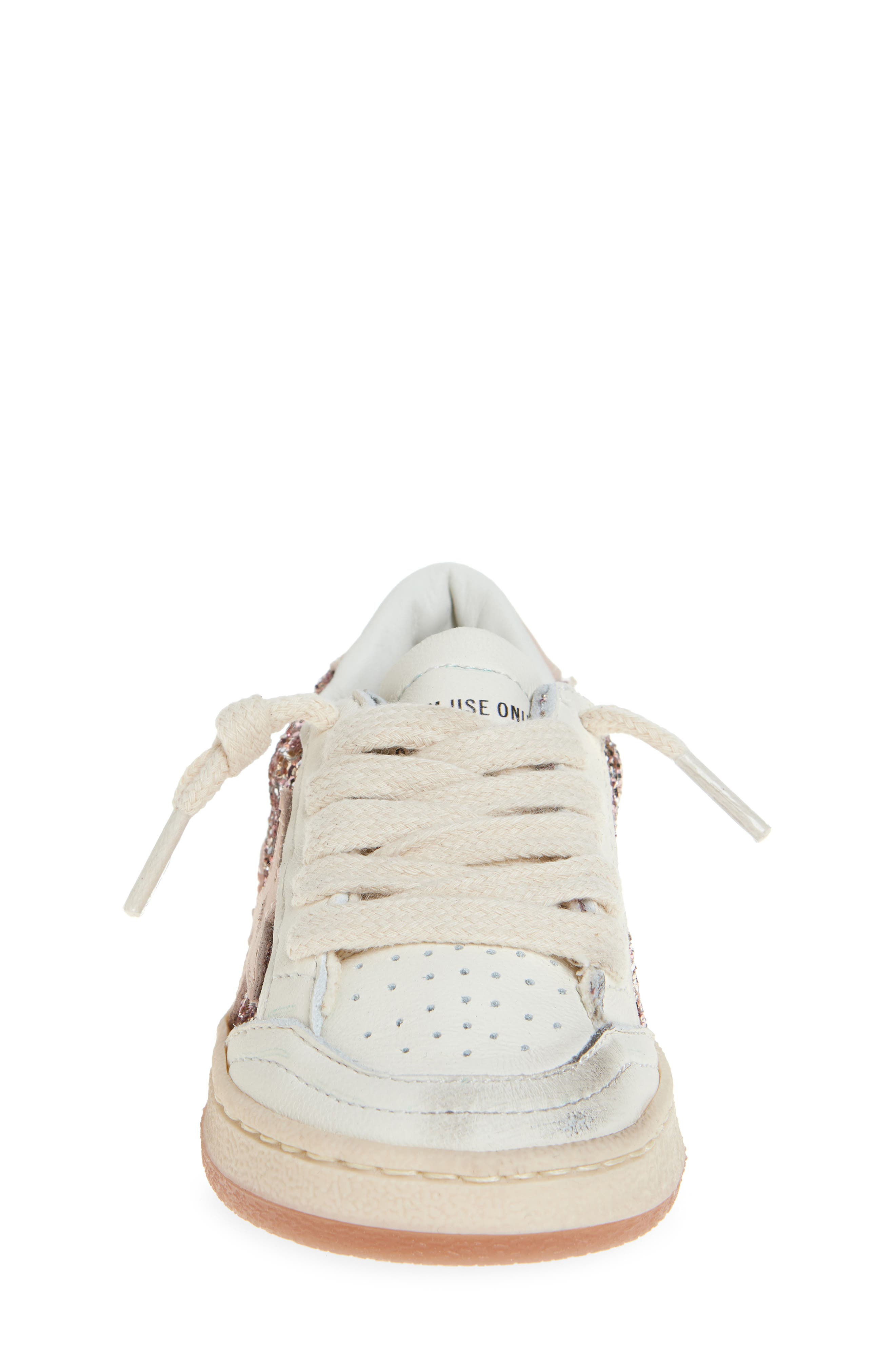 Golden Goose Kids' Ball Star Glitter Sneaker, Alternate, color, 