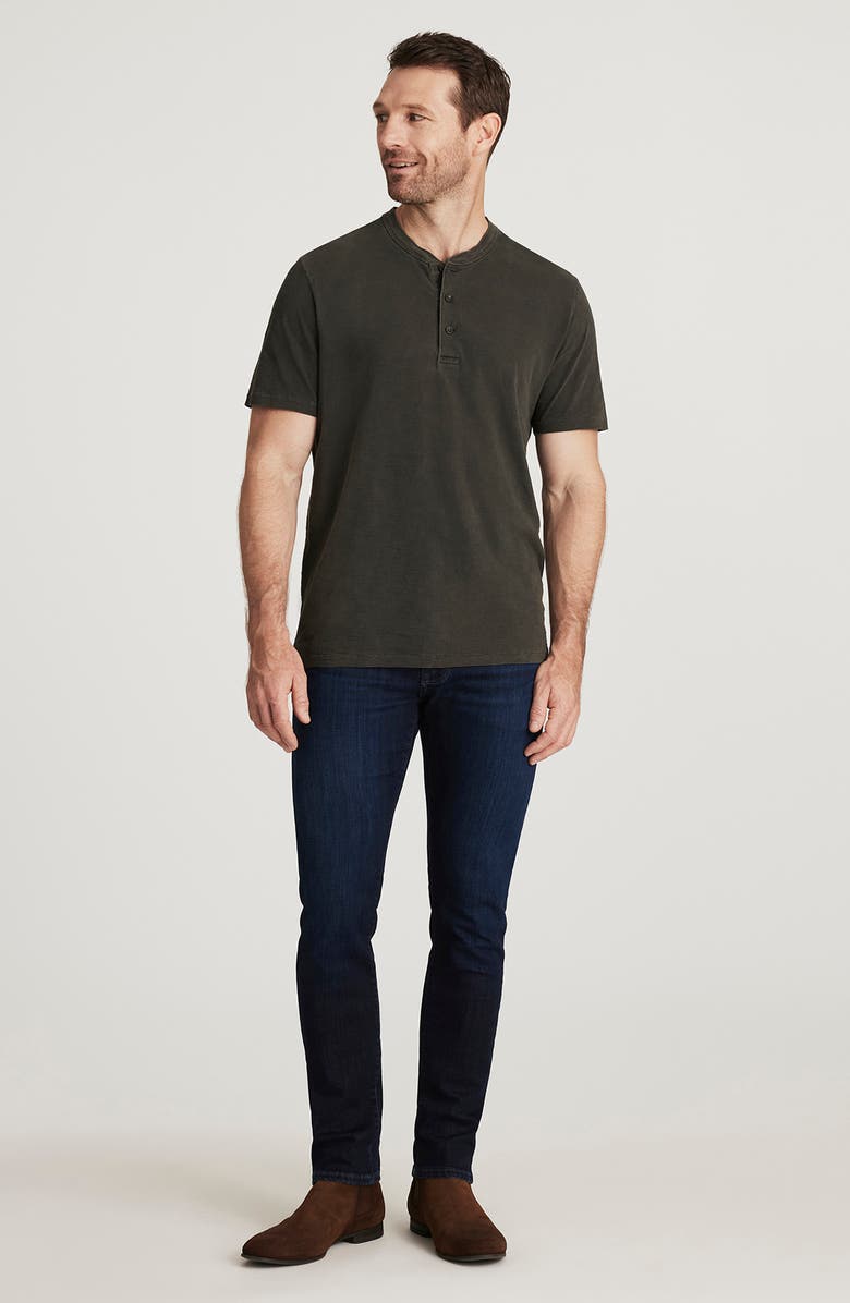 34 Heritage Slub Cotton Short Sleeve Henley, Alternate, color, Peat