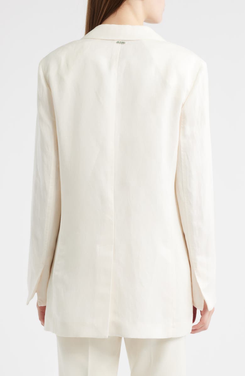 BOSS Janka Longline Blazer, Alternate, color, Soft Cream