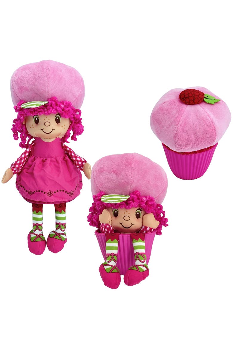 Pop n Flip 9 Inch Raspberry Torte Plush Doll, Alternate, color, Pink