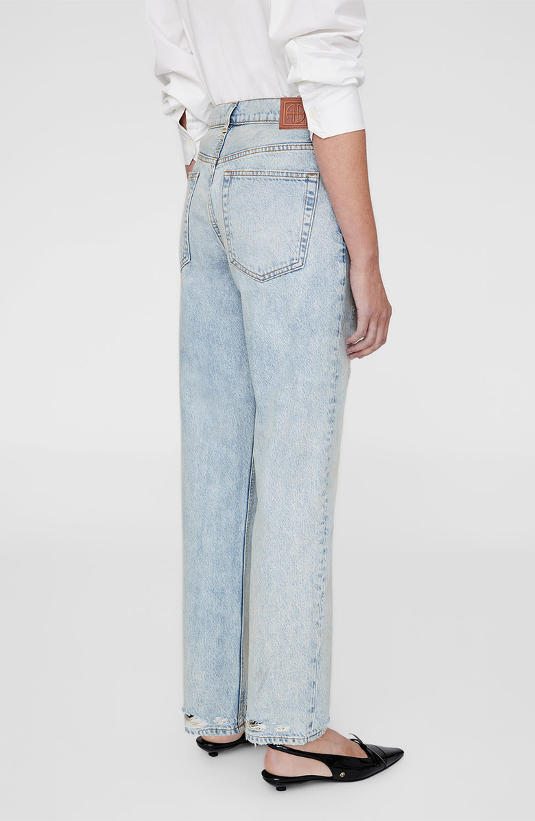 ANINE BING Destructed Bleached Kate Jean, Alternate, color, Destructed Bleached Blue