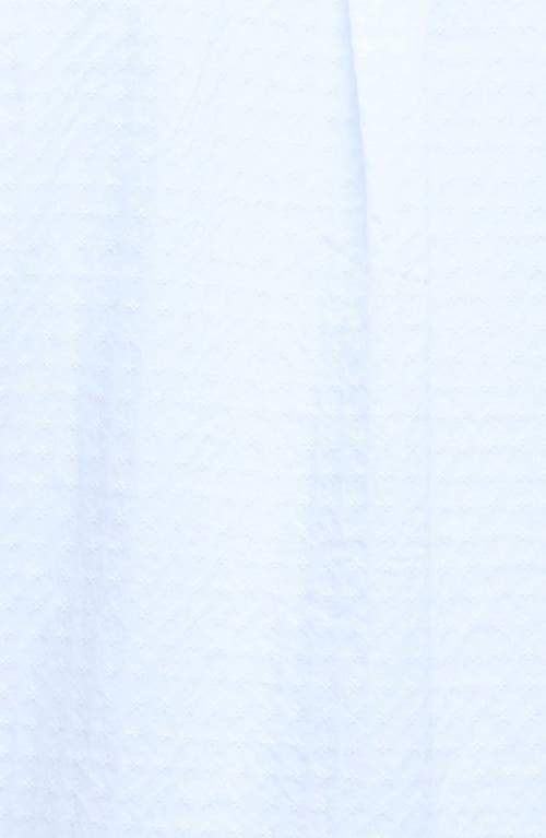 Barbour Irvine Seersucked Stretch Cotton Camp Shirt In White