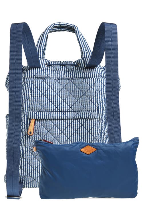 Mz Wallace Metro Quilted Nylon Convertible Backpack