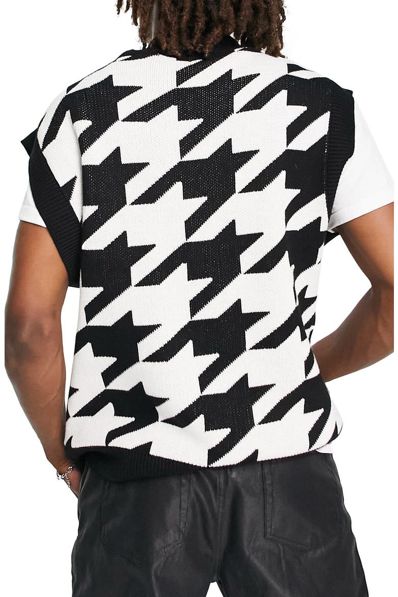 Houndstooth Knit Vest, Alternate, color, MULTI