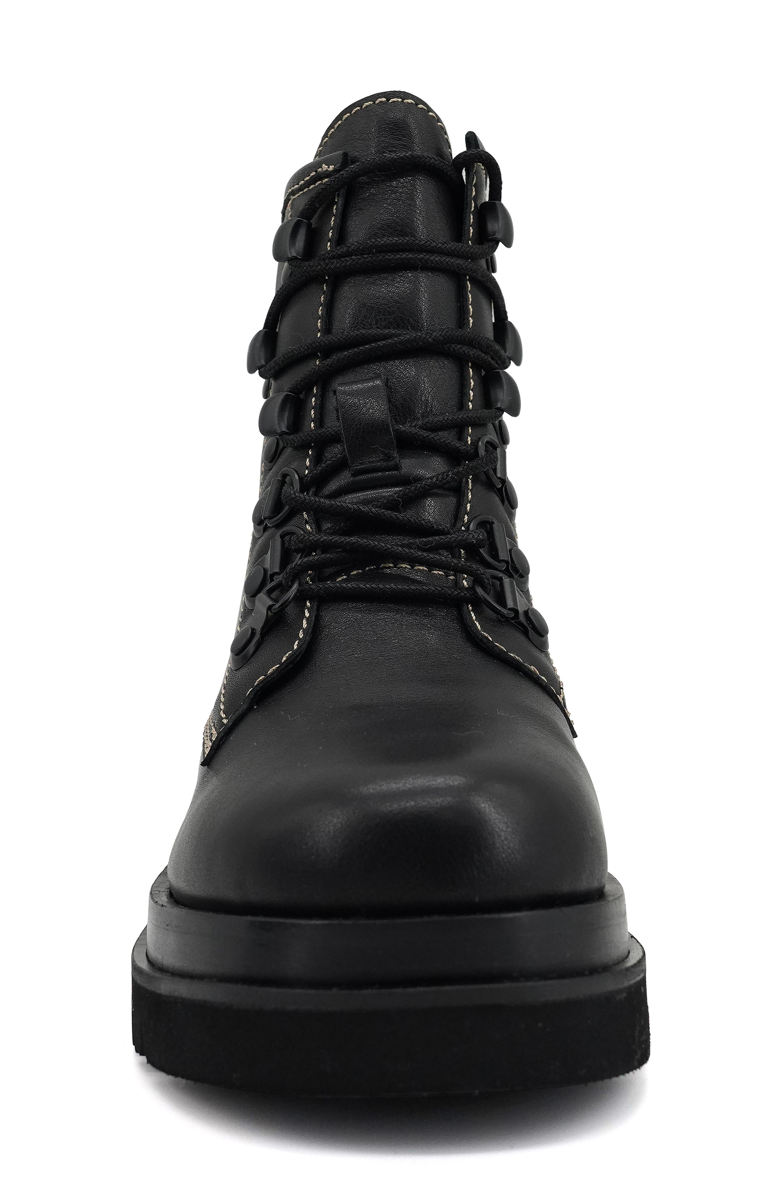 Artisan Crafted By Zigi Violet Bootie, Alternate, color, Black Leather