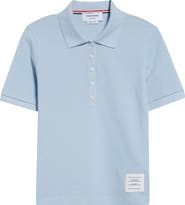 Thom Browne 4-Bar Cotton Piqué Polo
