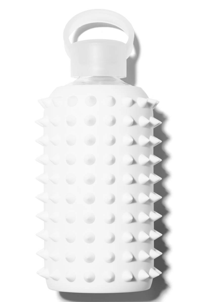 bkr <sup>®</sup> Spiked 16-Ounce Silicone Glass Water Bottle, Main, color,