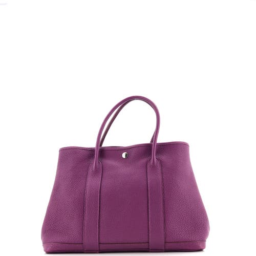 Pre-owned Hermes Hermes Garden Party Tote Leather 36 In Pink
