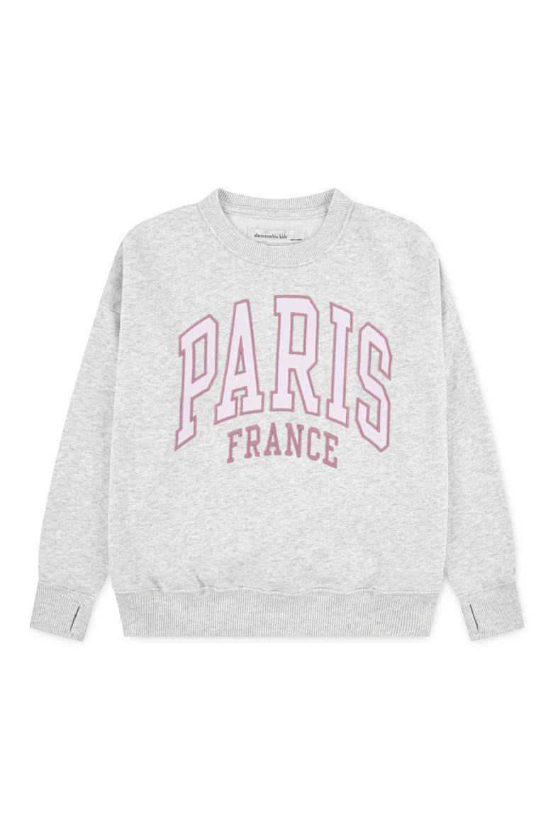 Kids' I Heart Paris Fleece Graphic Sweatshirt, Main, color, GH3ANF LIG