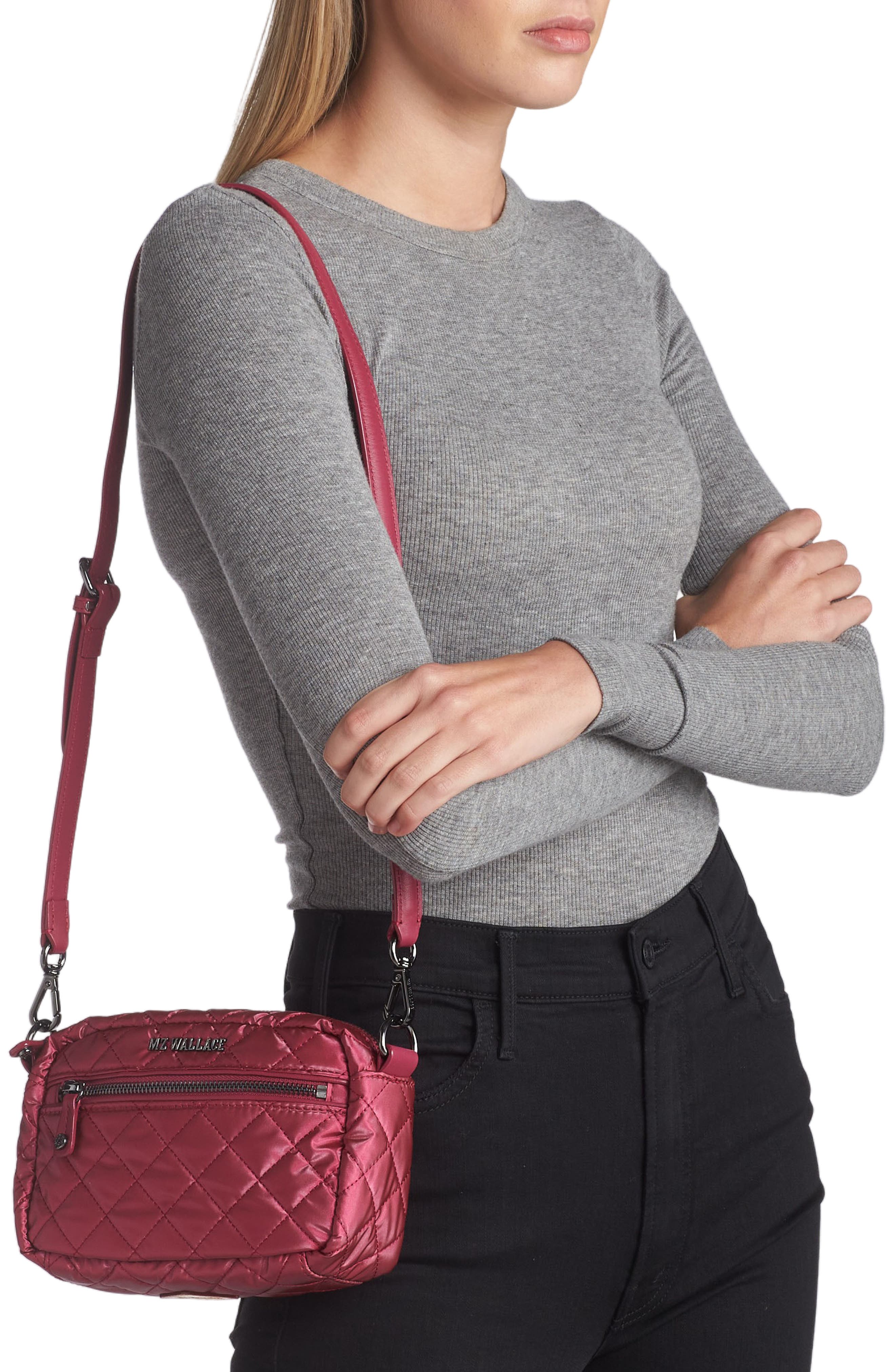 MZ Wallace Mini Crosby Nylon Crossbody Bag, Alternate, color, 