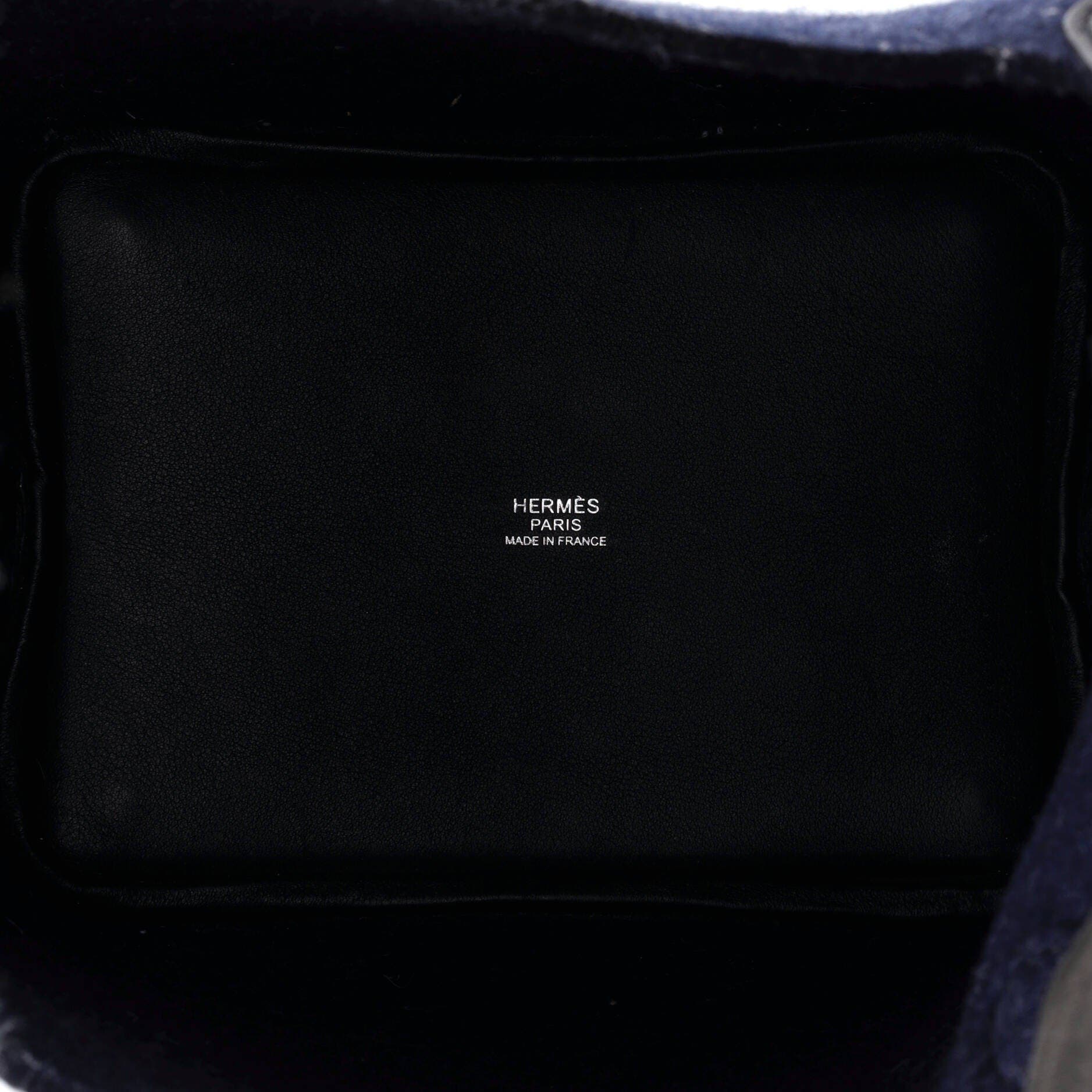 Pre-Owned Hermes Picotin Lock Bag Felt with Leather PM, Alternate, color, Bleu Nuit