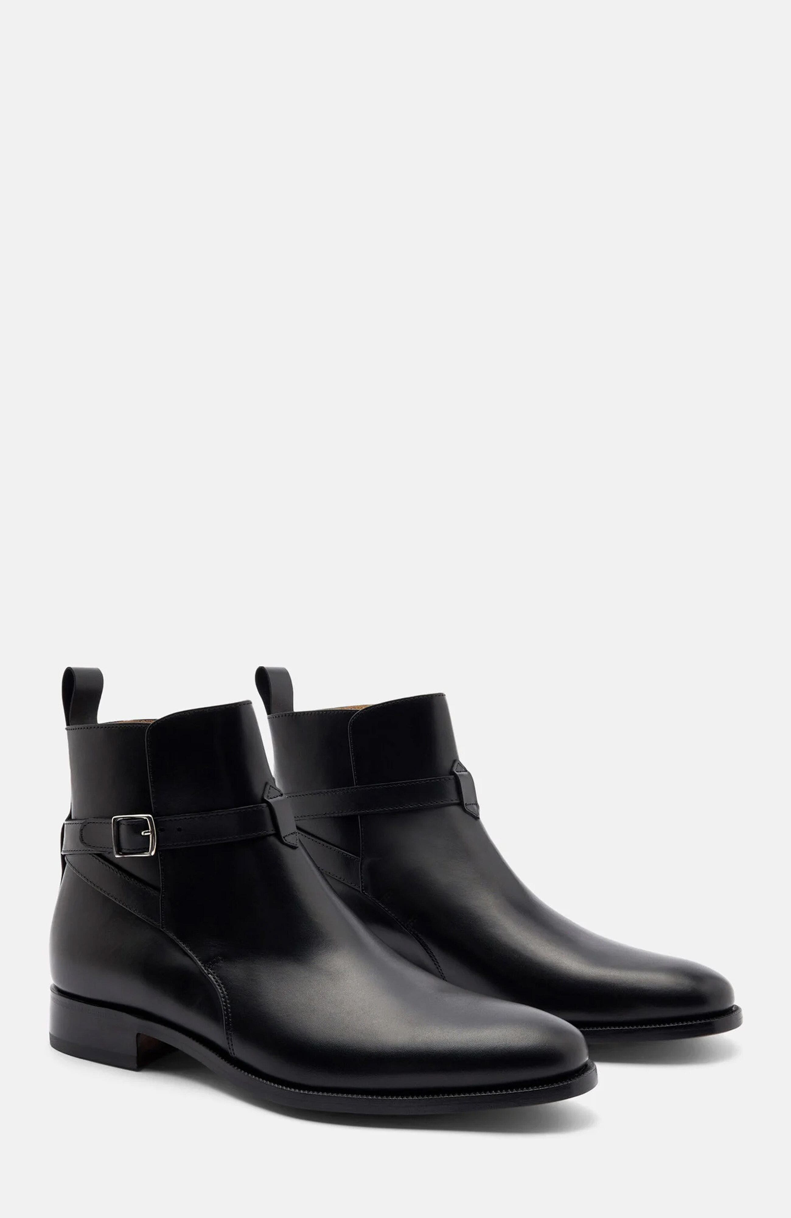 Libero Jodhpur Boots, Main, color, Black - Calf