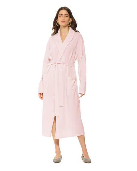 Pure Cashmere Knit Robe