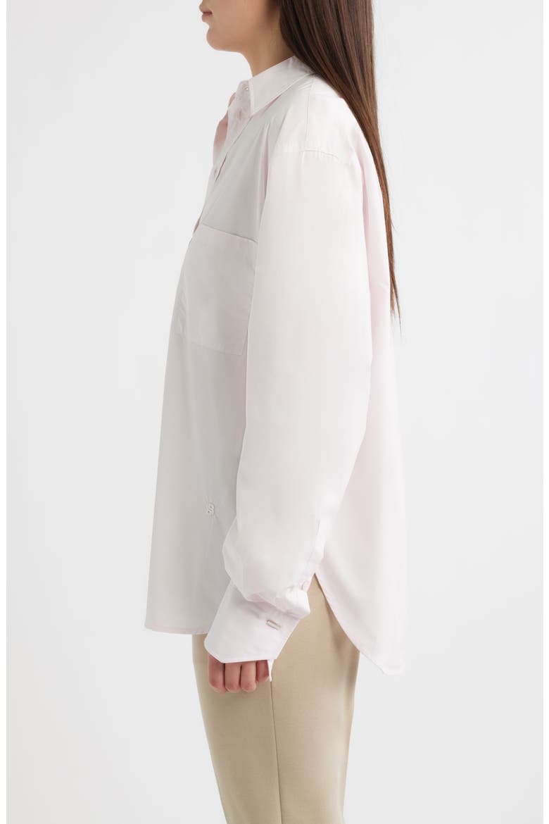 Saturday Button-Up Shirt, Alternate, color, OCEAN ROSE