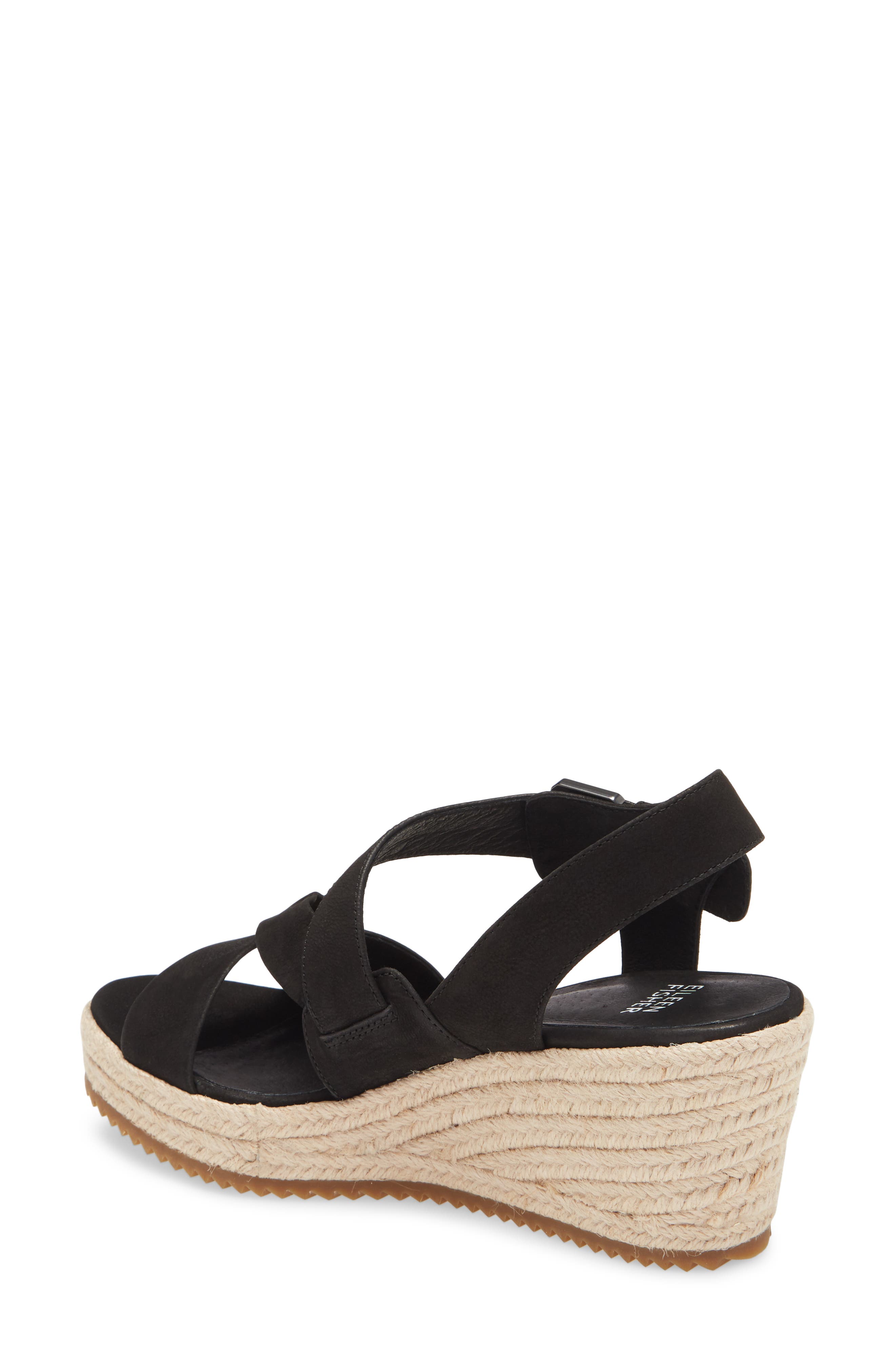 Eileen Fisher Beckon Wedge Sandal, Alternate, color, 
