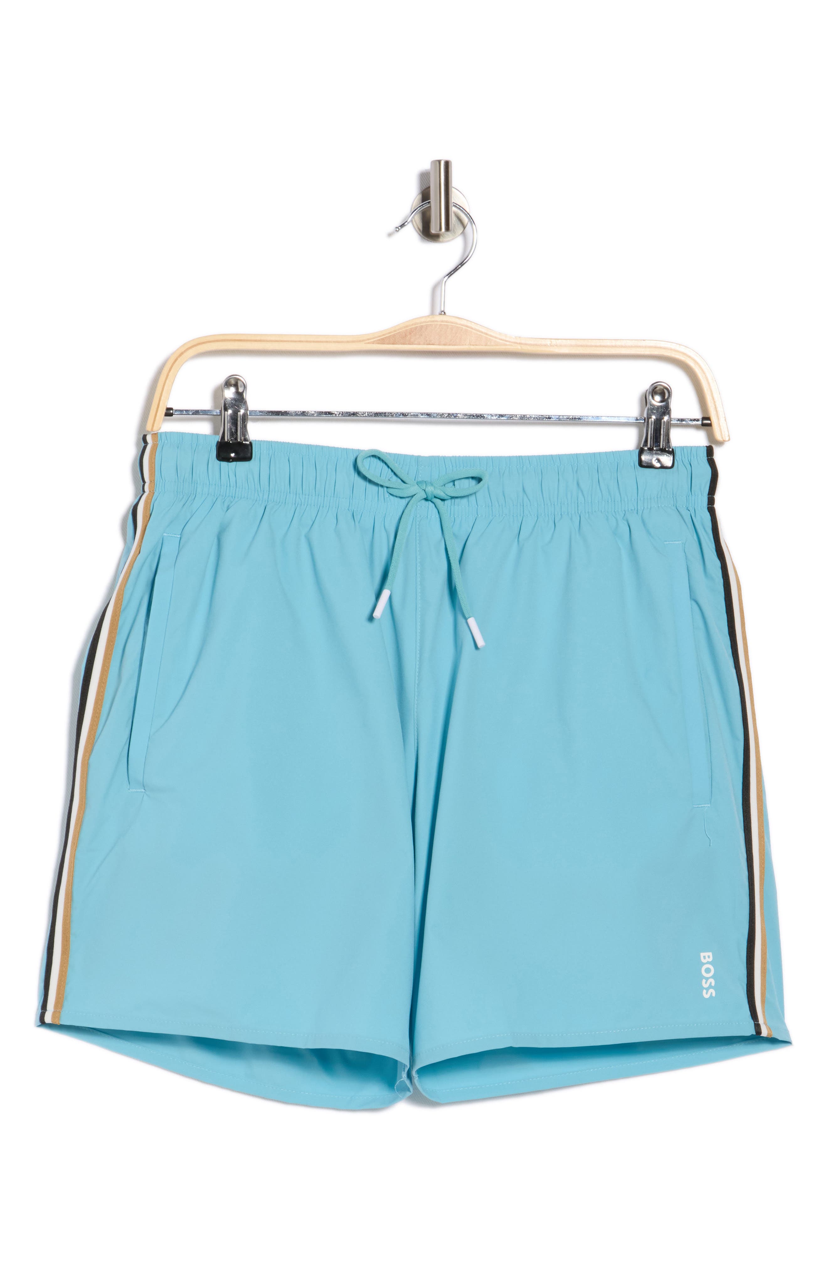 BOSS Iconic Drawstring Waist Swim Trunks