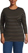Lands' End 3/4 Sleeve Cotton Supima Tunic