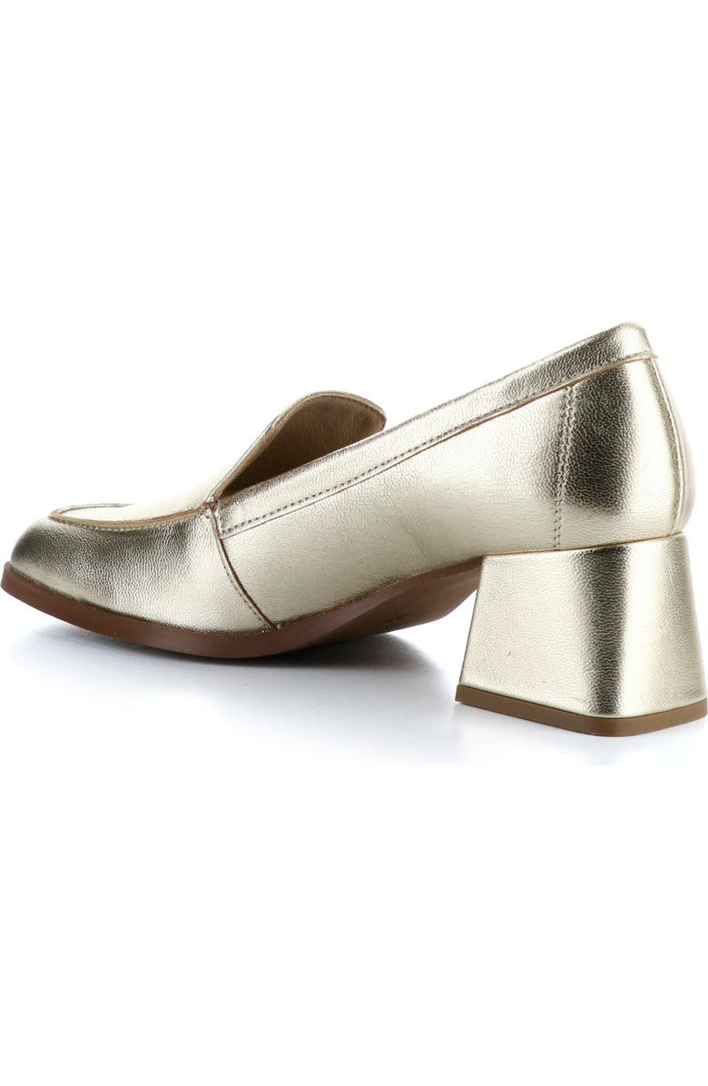 Bos. & Co. Amari Loafer Pump, Alternate, color, Champagne Laminado