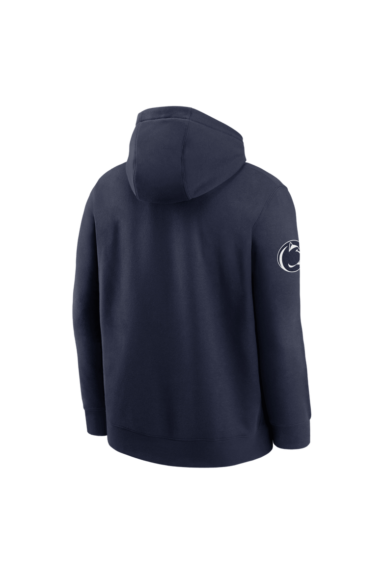 Men's Nike Navy Penn State Nittany Lions 2025 Sideline Club Fleece Pullover Hoodie, Alternate, color, Navy