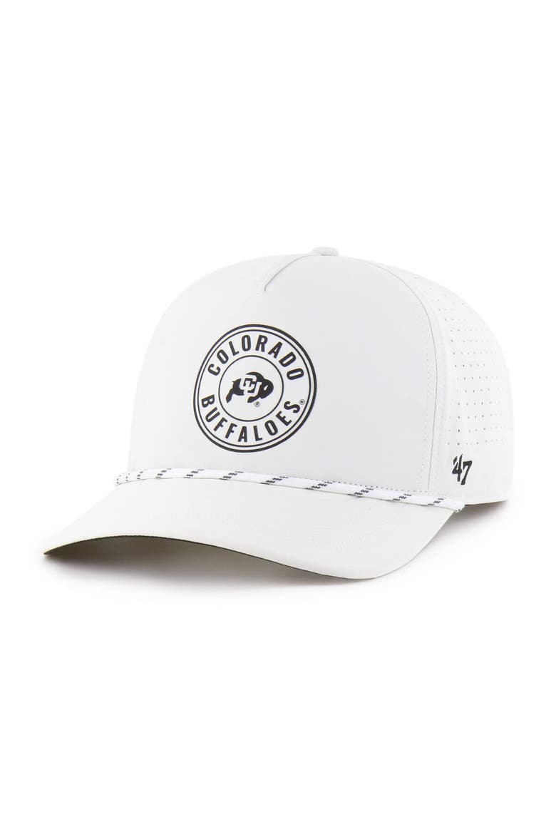 Men's '47 White Colorado Buffaloes Forward Collection Loop Hitch Adjustable Hat, Main, color, White