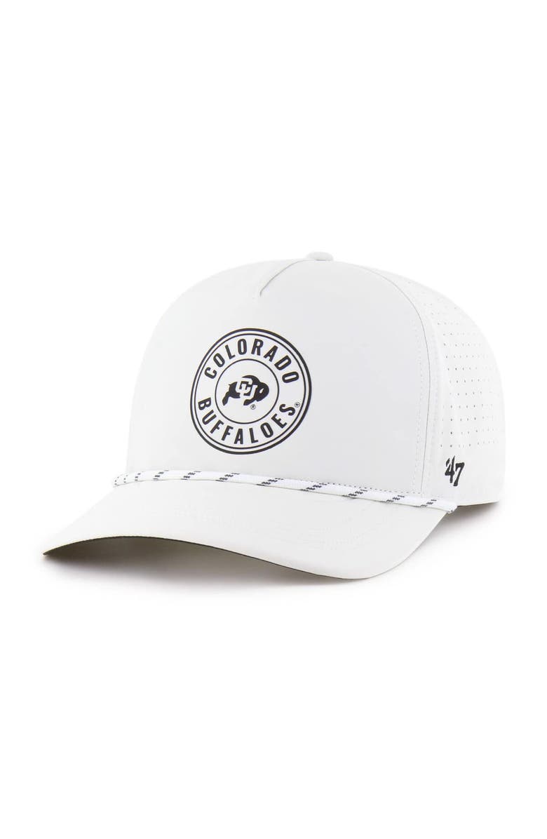 '47 Men's '47 White Colorado Buffaloes Forward Collection Loop Hitch Adjustable Hat, Main, color, White