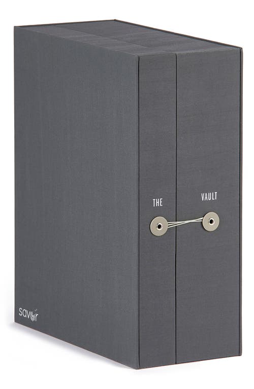 Savor Vault Baby Keepsake Box in Slate  product
