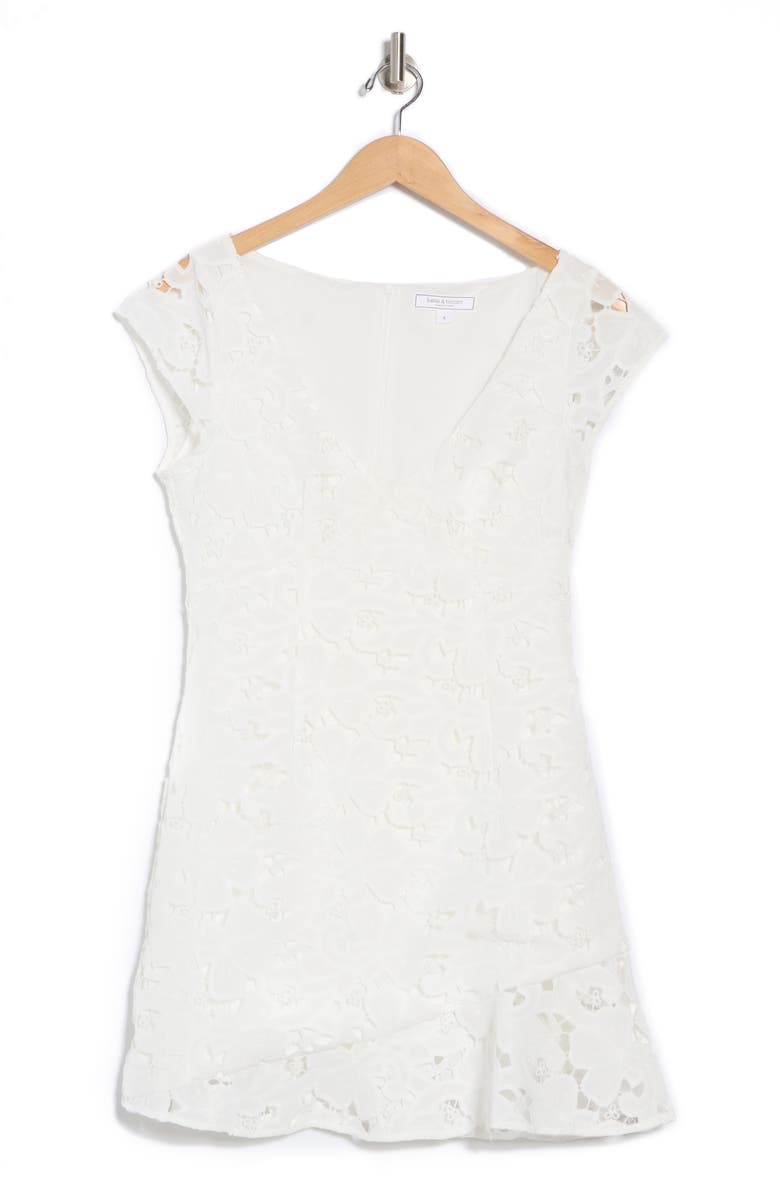 Belle & Bloom Drifting Slowly Minidress, Alternate, color, White