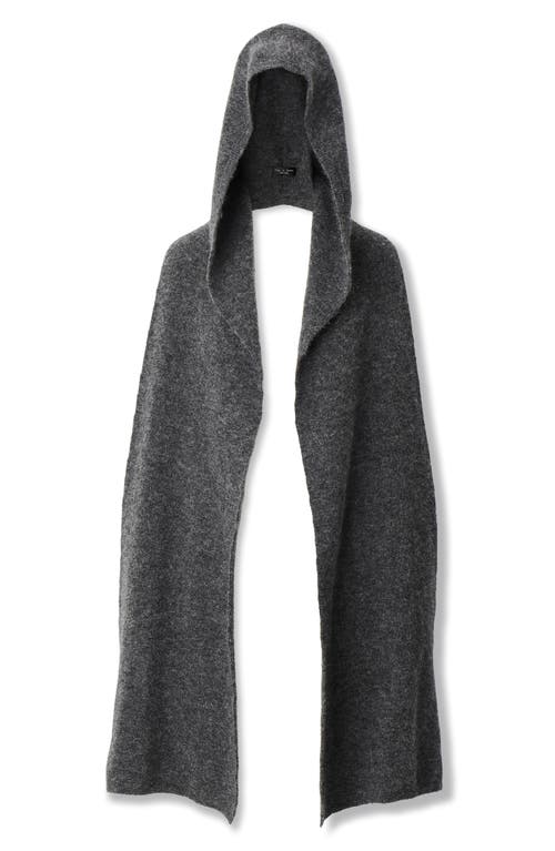 Rag & Bone Jordyn Hooded Scarf In Gray