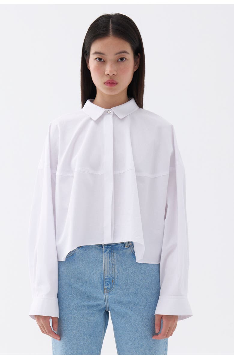 Nocturne Oversized Button-Up Shirt, Main, color, 