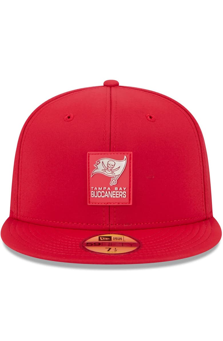 New Era Men's New Era Red Tampa Bay Buccaneers 2025 Sideline 59FIFTY Fitted Hat, Alternate, color, Red