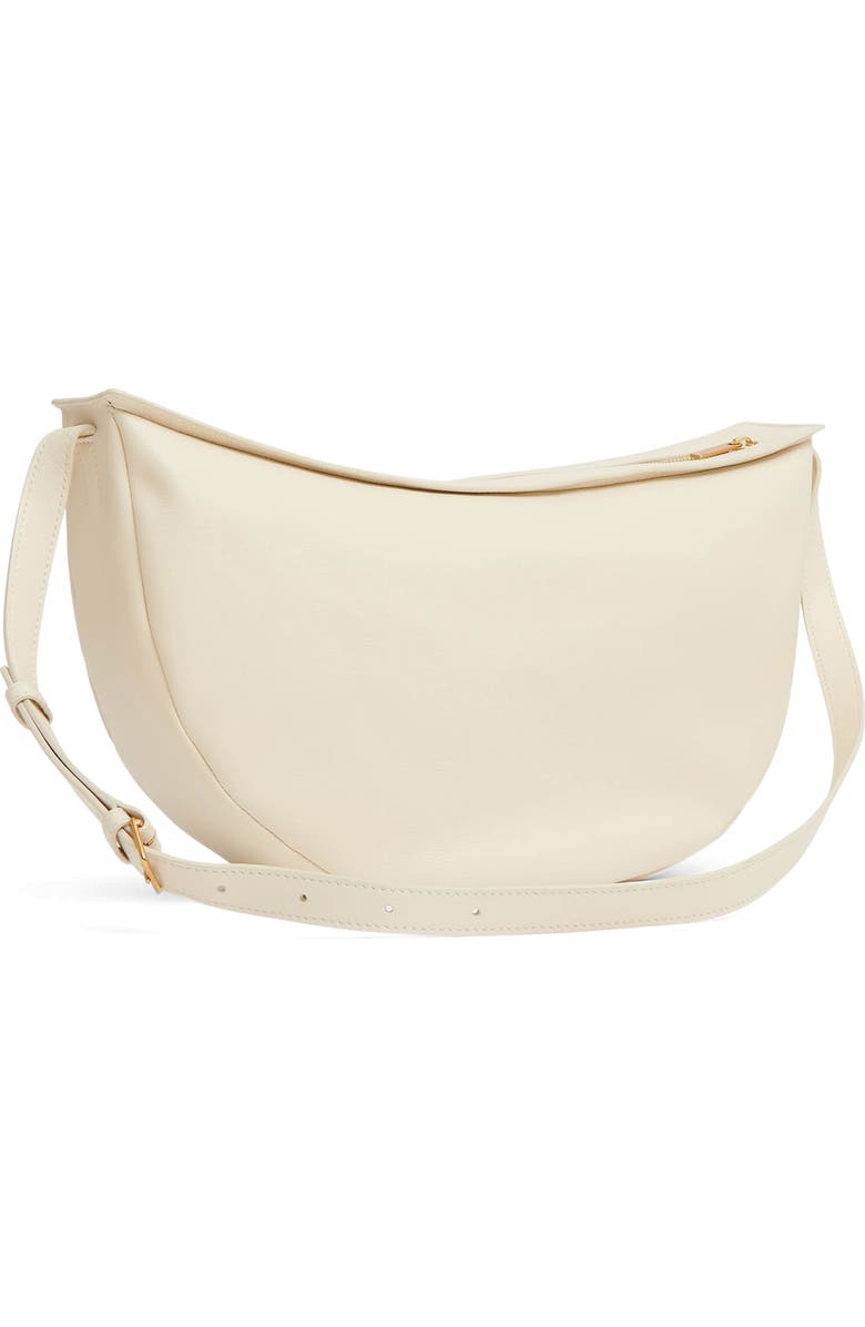 Mansur Gavriel Large Moon Leather Sling Bag, Alternate, color, Jasmine