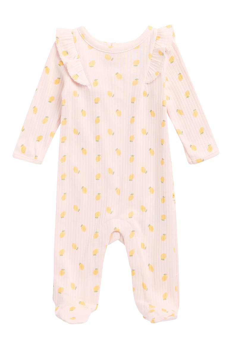 Organic Cotton Footie, Main, color, PINK