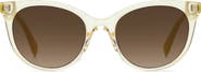 Kate Spade New York karlee 53mm gradient round sunglasses