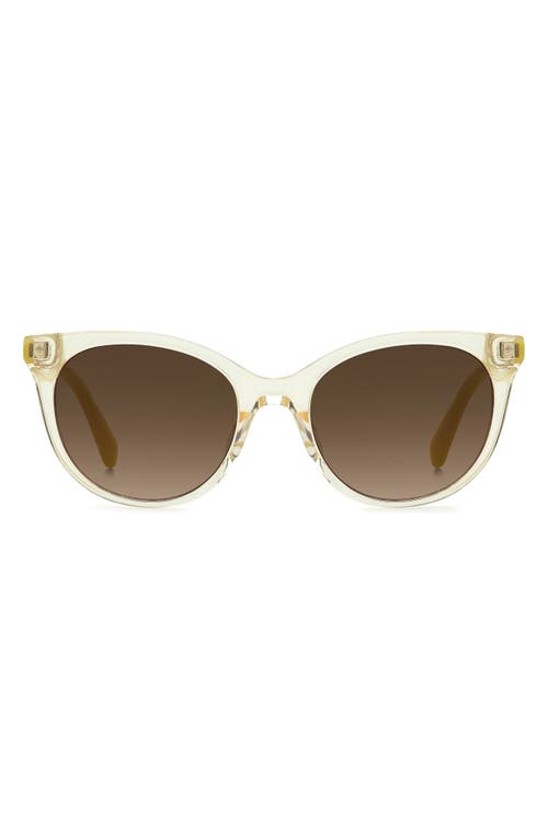 Kate Spade New York Karlee 53mm Gradient Round Sunglasses