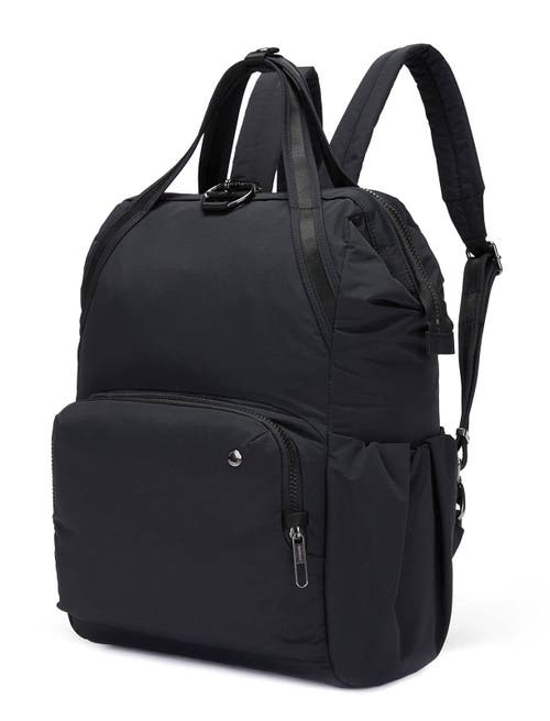 Shop Pacsafe Citysafe Cx Backpack In Econyl Black
