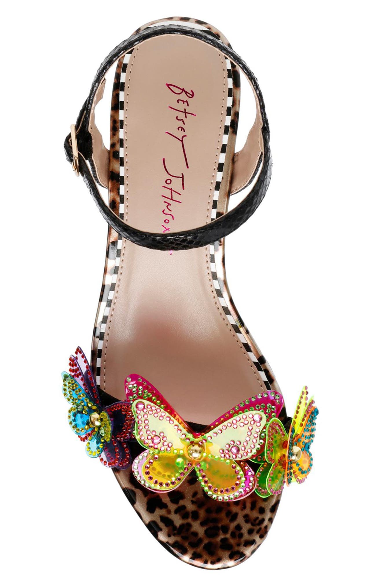 Betsey Johnson Guner Sandal, Alternate, color, 