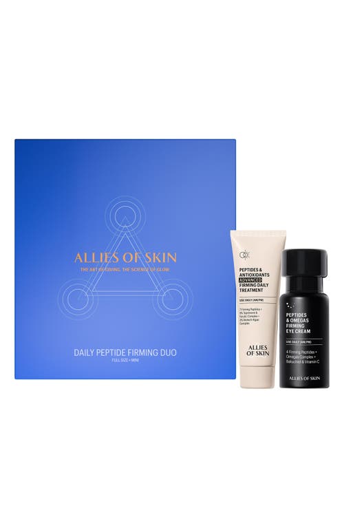 Allies Of Skin Daily Peptide Firming Set $122 Value In Transparent