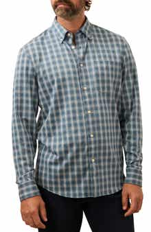 Faherty Coastline Knit Button-Down Shirt