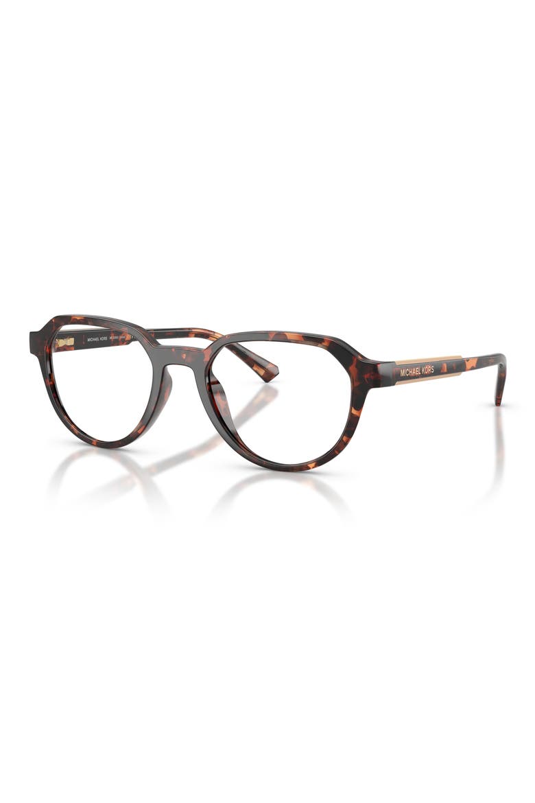 Lanai 52mm Geometric Optical Glasses, Alternate, color, DARK TORTOISE / SMOKE GRADIENT