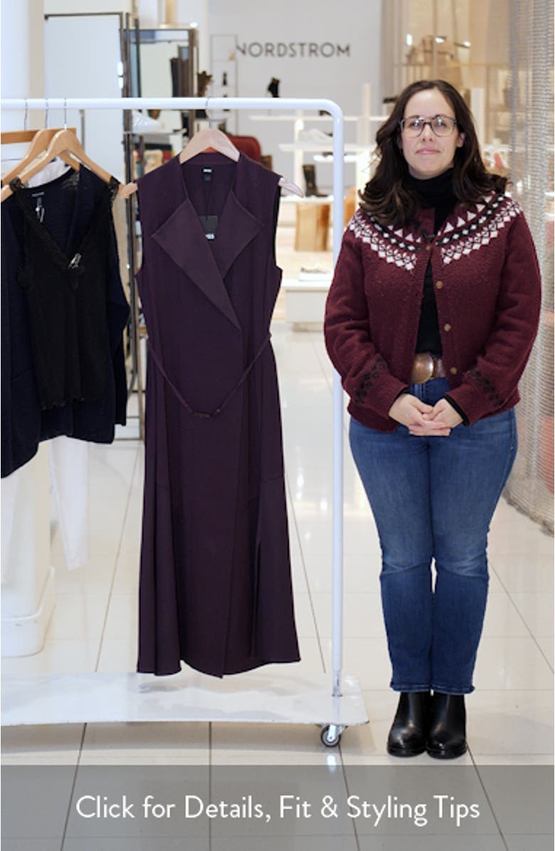 Dimosa Sleeveless Satin Midi Dress, sales video thumbnail