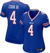 Nike Women's Nike James Cook III Royal Buffalo Bills Team Game Jersey
