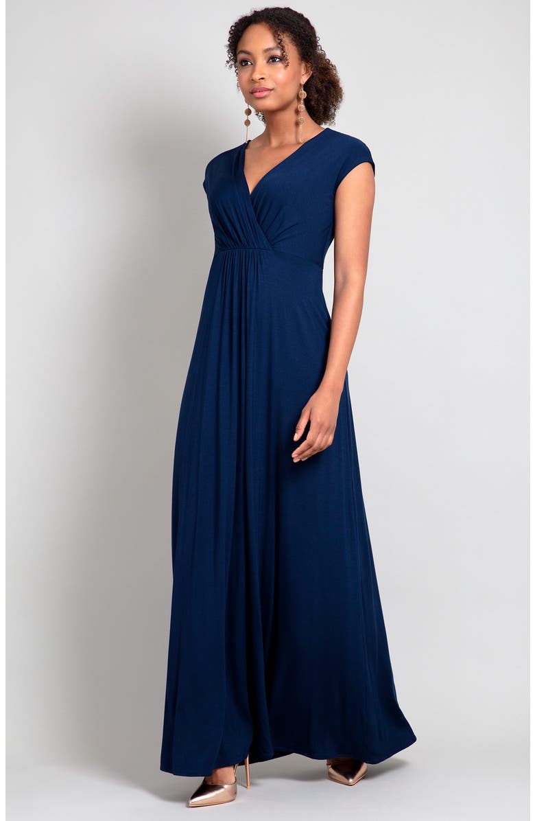 Alie Street London Sophia Maxi Dress, Main, color, Navy Blue