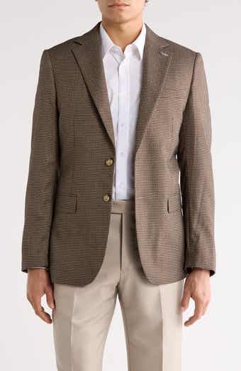 Scotch & Soda Classic Fit Micro Houndstooth Sport Coat