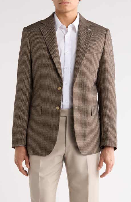 Scotch & Soda Classic Fit Micro Houndstooth Sport Coat