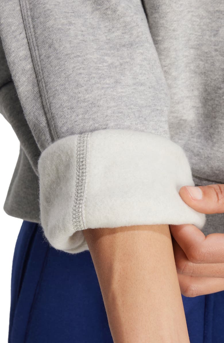 adidas Essentials Trefoil Fleece Sweatshirt, Alternate, color, 